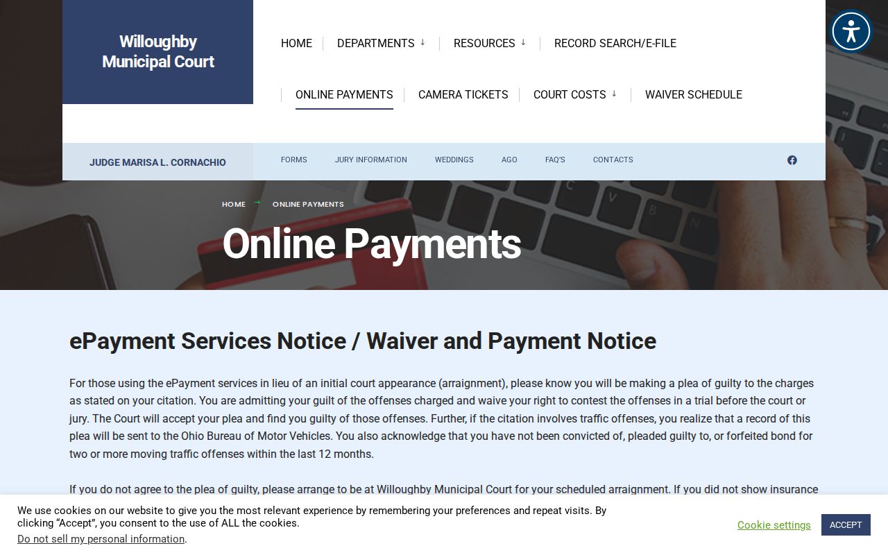 Eastlake court docket payment route through Willoughby Municipal Court for eligible tickets